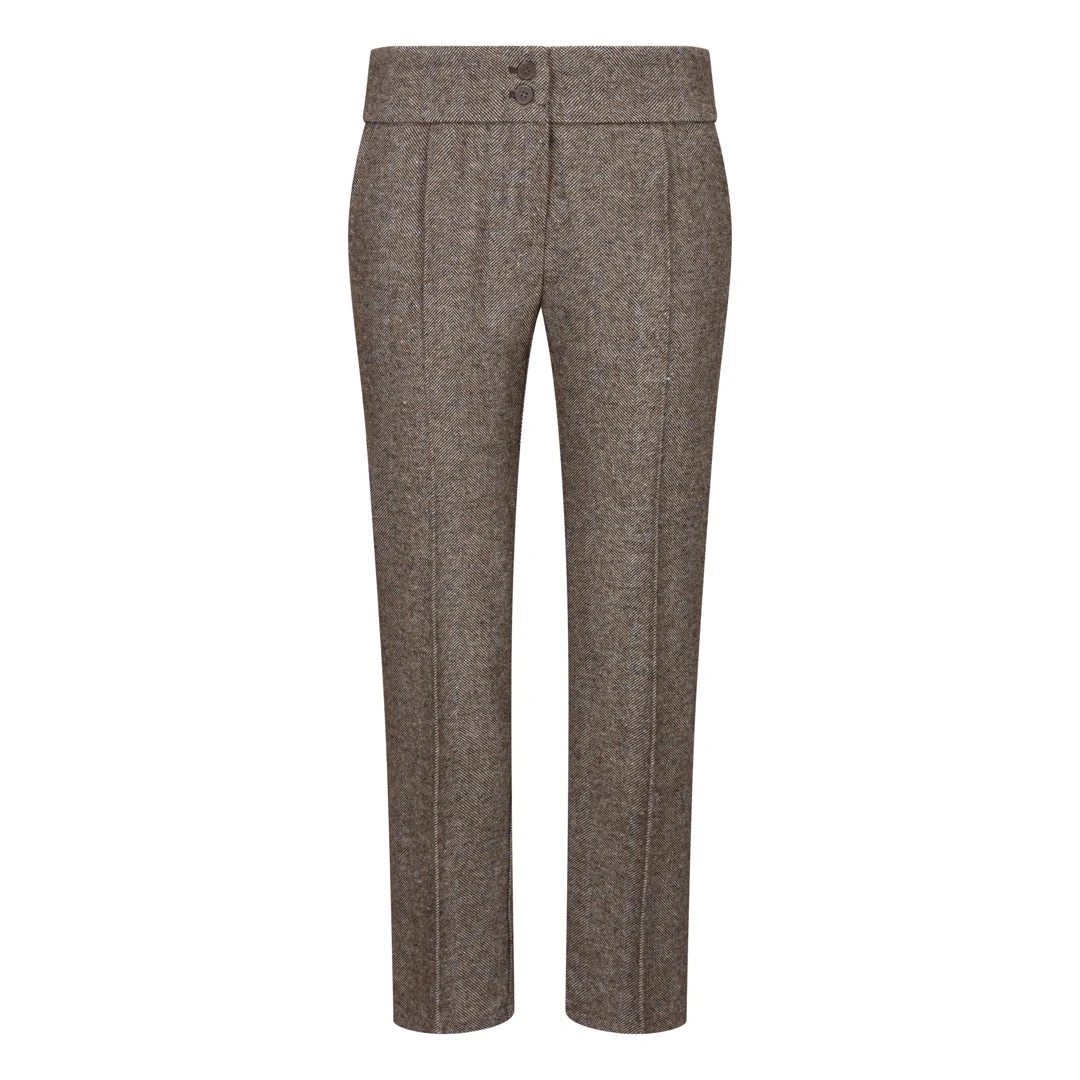 Glamouröse 1920er Tweed Anzug für Damen WSNO6 Blazer Weste Hose Retro Chic Vintage Style
