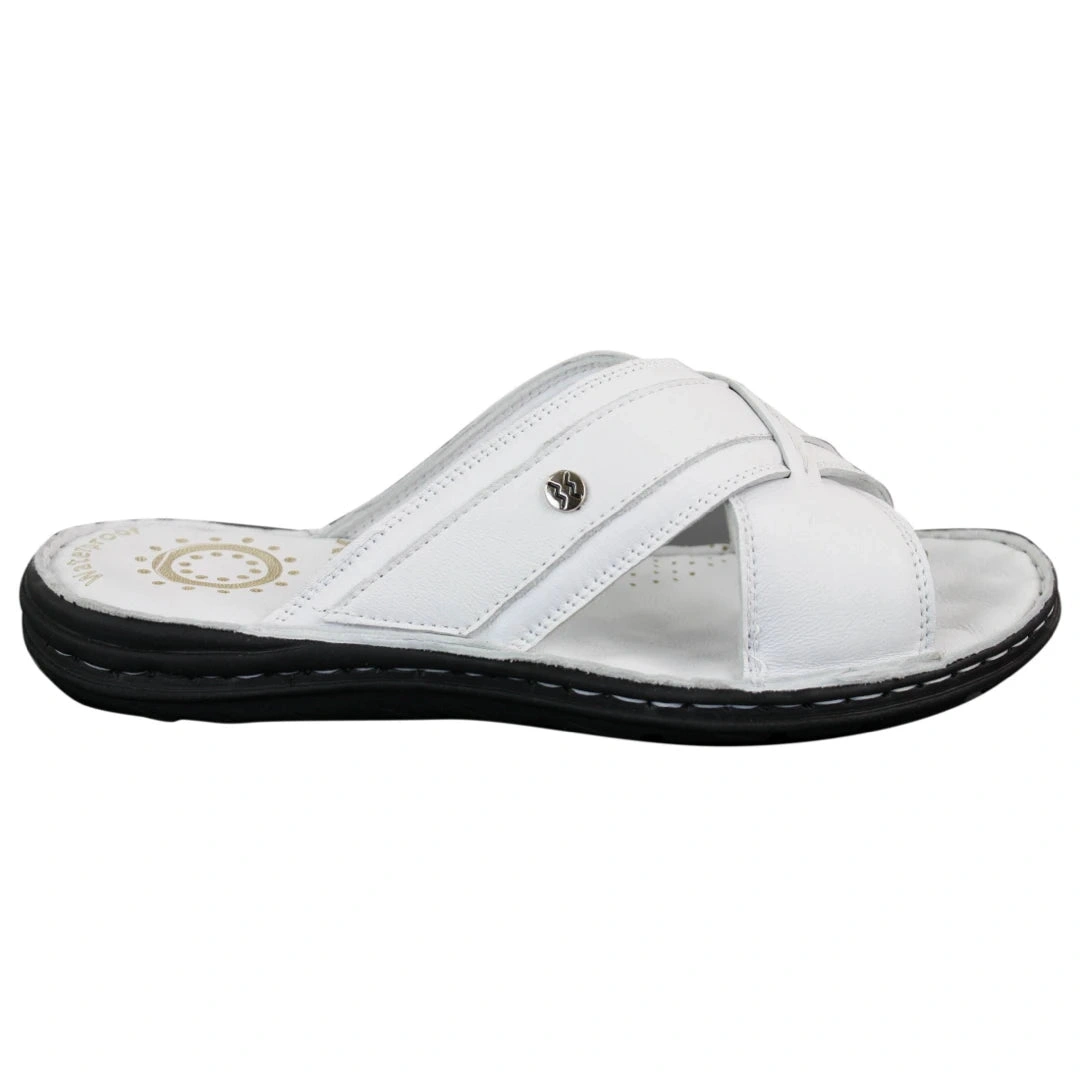 Wyndham W02: Herren Leder Flip Flops - Luxus Komfort für Ihre Füße, wasserdicht und stilvoll!